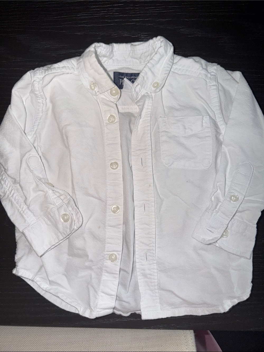 The Children's Place White Button-Down Shirt